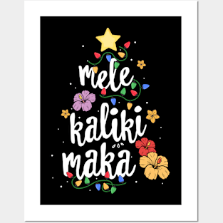 Mele Kalikimaka Christmas Tree Posters and Art